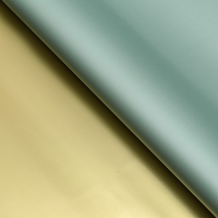 Пленка для цветов Пленка для цветов "Пленка с золотом", цвет серо-зелёный, 58 см х 5 м