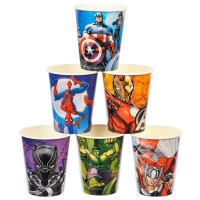 Стакан одноразовый бумажный "С Днем Рождения!", 250 мл, 6 штук, Мстители Стакан одноразовый бумажный "С Днем Рождения!", 250 мл, 6 штук, Мстители