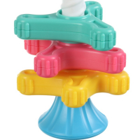 Развивающая игрушка пирамидка &laquo;Закрути меня&raquo; с шестеренками, погремушка, Крошка Я
