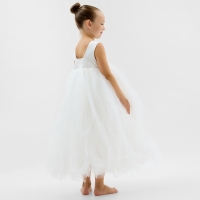 Платье детское нарядное KAFTAN рост 130, белый