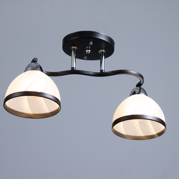 Люстра "Ариса" 2хЕ27 40Вт чёрный 46х15х22 см BayerLux