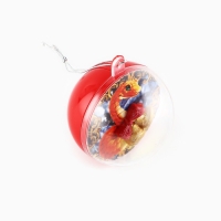 Новогодний шар ёлочный &laquo;Змейка&raquo;, на Новый год, d = 6 см