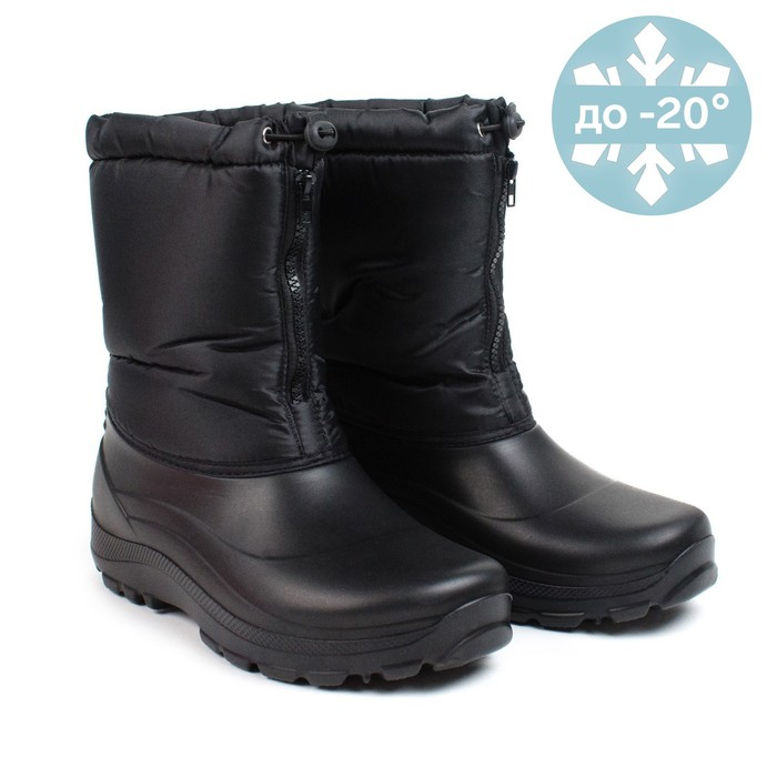 Сноубутсы мужские «ЭВА»,цвет чёрный, размер 46-47 Сноубутсы мужские «ЭВА»,цвет чёрный, размер 46-47