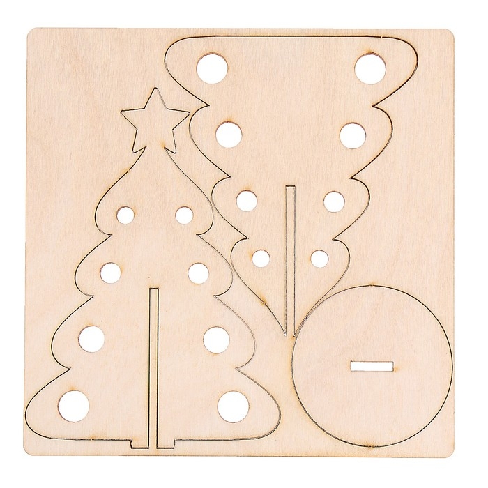 Заготовка для творчества &laquo;Пушистая ёлочка&raquo;