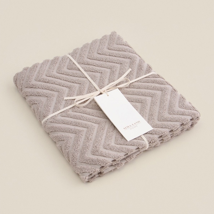 Полотенце махровое SL HOME: Geometry Полотенце махровое SL HOME: Geometry "Саббиа" 50х90 см, 83% хлопок, 17% лён, 500 г/м2