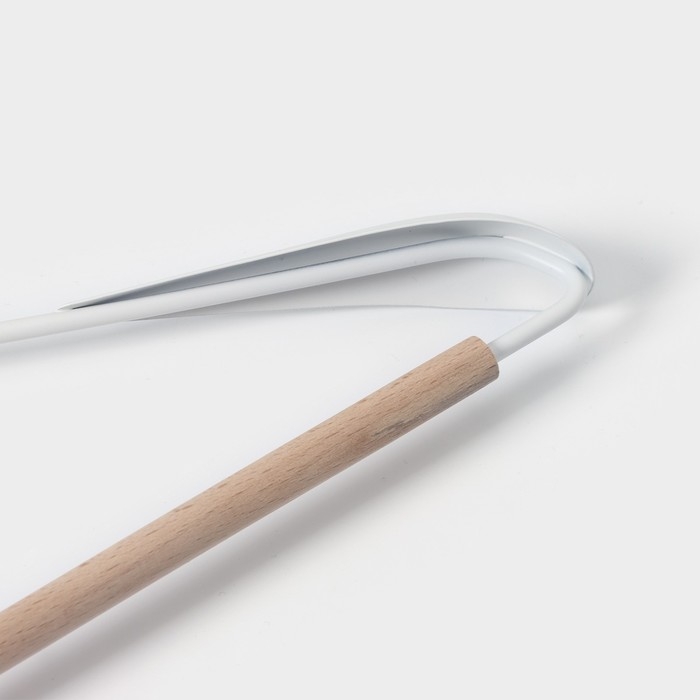 Плечики - вешалка для одежды LaDо́m Laconique, 42&times;24&times;3,2 см, широкие плечики, цвет белый