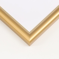 Фоторамка пластик "МИРАМ" 20х30 см золото (пластиковый экран)