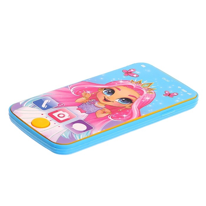 Телефон музыкальный «Принцессе», звук, цвет розовый, МИКС Телефон музыкальный «Принцессе», звук, цвет розовый, МИКС