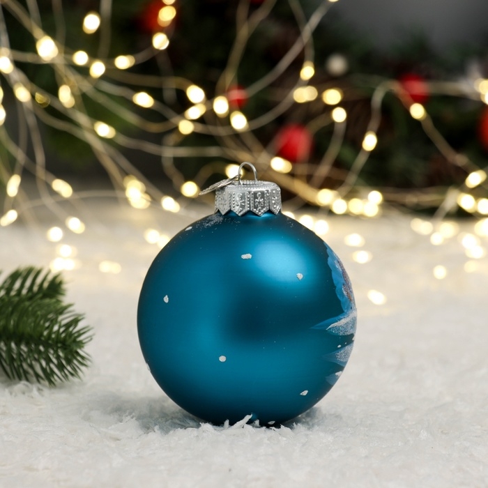 Шар "Лесной олень", 80 мм, в подарочной упаковке