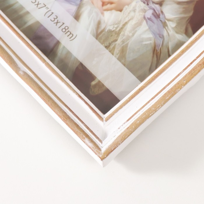 Фоторамка полистоун 13х18 см Фоторамка полистоун 13х18 см "Цветочный венок" 25х16,5х2 см