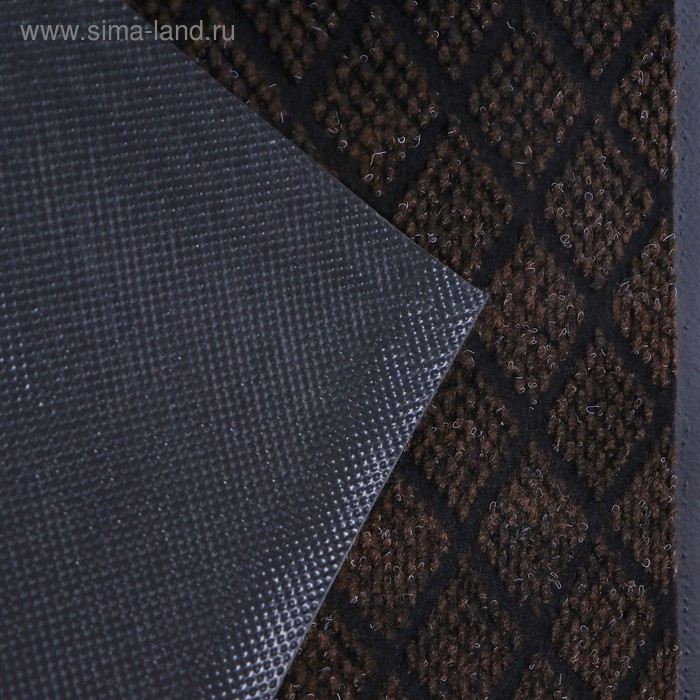 Коврик придверный влаговпитывающий &laquo;Галант&raquo;, 50&times;80 см, цвет коричневый