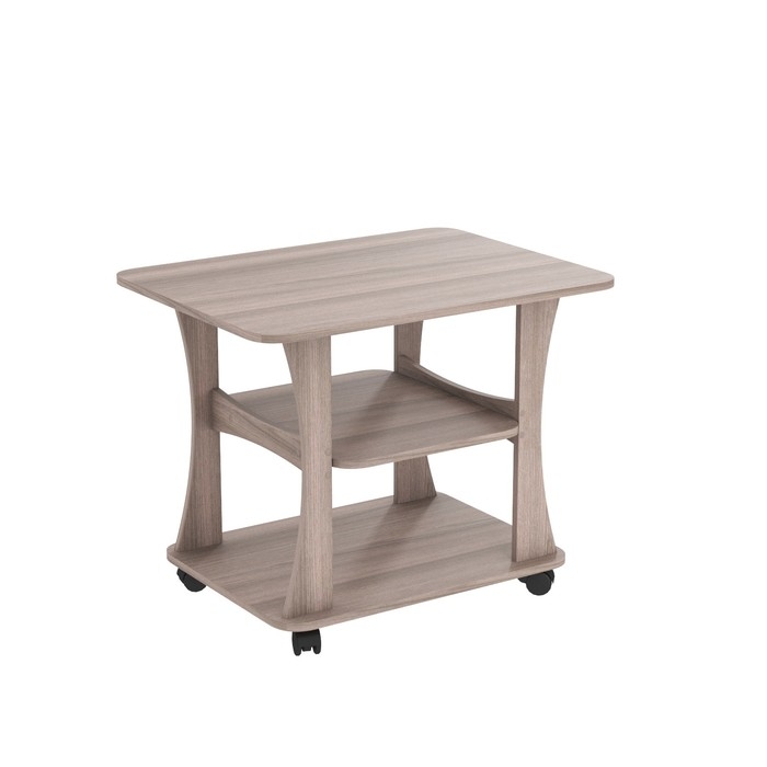 Стол журнальный "Шах", 780х580х632, Ясень Шимо Тёмный