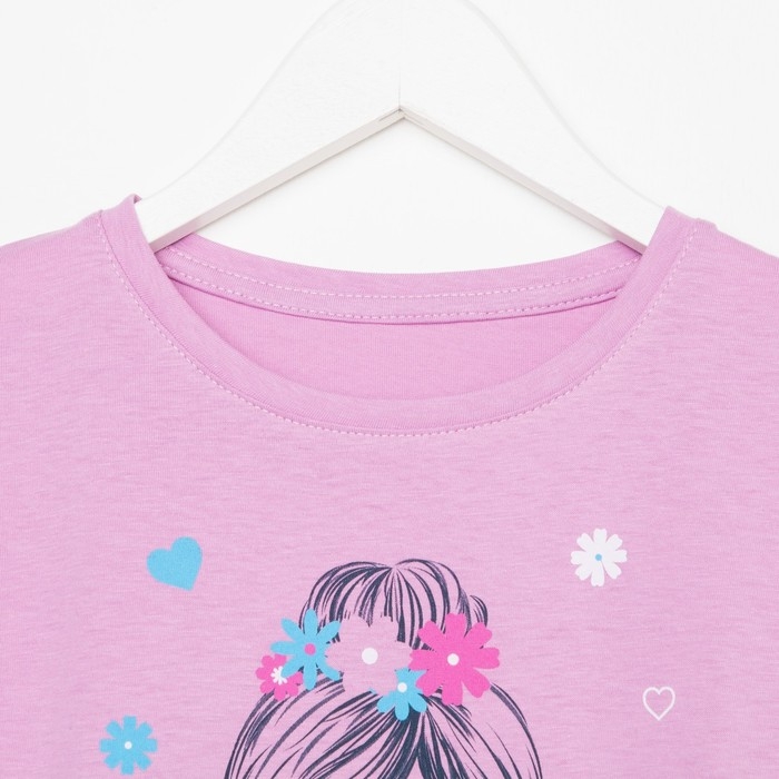 Платье для девочки, цвет сиреневый, рост 110 см