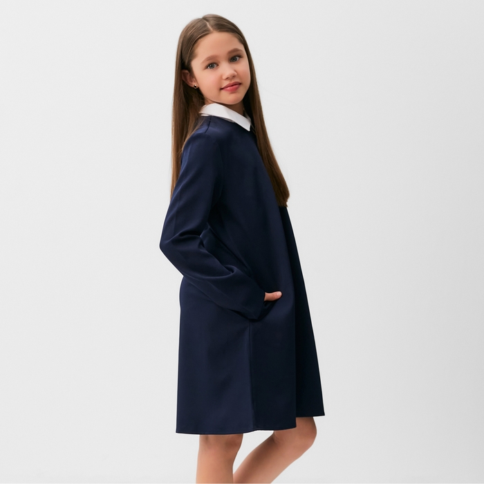 Платье для девочки MINAKU, цвет синий, рост 122 см