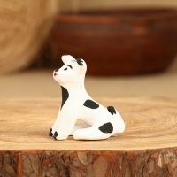 Сувенир "Собака сидит", каргопольская игрушка, микс Сувенир "Собака сидит", каргопольская игрушка, микс