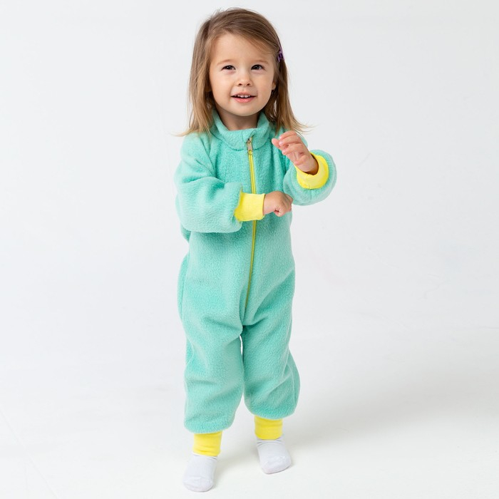 Комбинезон детский, цвет мята, рост 110 см