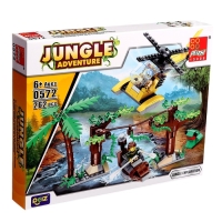 Конструктор Джунгли &laquo;Погоня в джунглях&raquo;, 262 деталей
