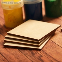 Набор заготовок для творчества «Квадрат», 5 шт Набор заготовок для творчества «Квадрат», 5 шт