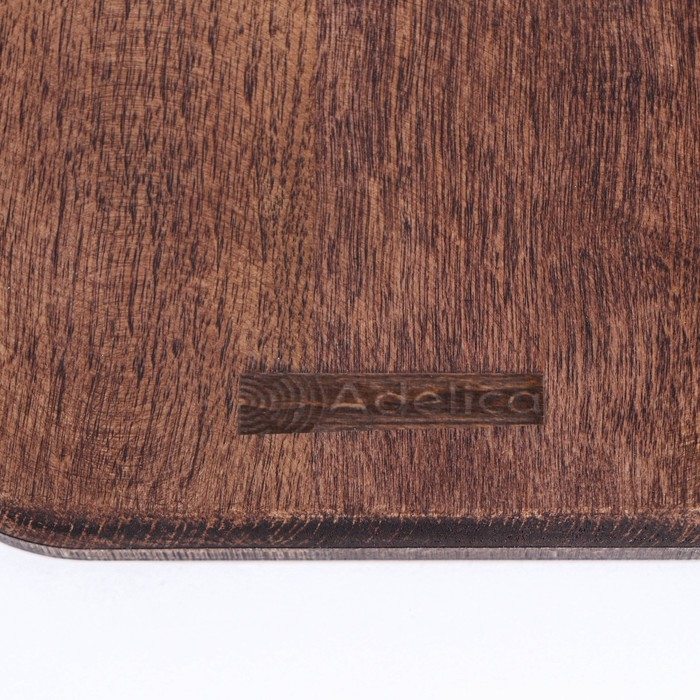 Доска разделочная для подачи с ручкой Adelica, 36×14,5×2 см, тёмный граб Доска разделочная для подачи с ручкой Adelica, 36×14,5×2 см, тёмный граб