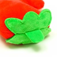 Игрушка для собак &laquo;Перец чили&raquo; с пищалкой, 11 см, красная