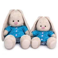Мягкая игрушка &laquo;Зайка Ми в голубой курточке и штанишках&raquo;, 18 см