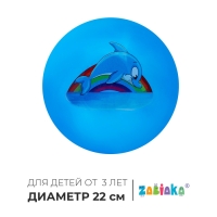 Мяч детский ZABIAKA «Дельфинчик», d=22 см Мяч детский ZABIAKA «Дельфинчик», d=22 см