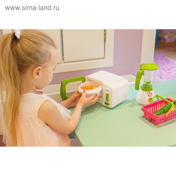 Микроволновая печь &laquo;Мини-дом&raquo;, свет, подставка вращается