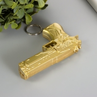 Указка лазерная 4 режима мигает,ультрафиолет,лазер LR44x3 шт "Пистолет" золот 5,2х9,7х1,5 см 10473 Указка лазерная 4 режима мигает,ультрафиолет,лазер LR44x3 шт "Пистолет" золот 5,2х9,7х1,5 см 10473