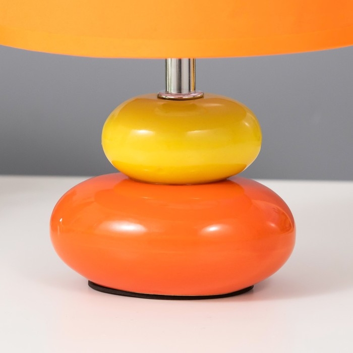 Настольная лампа "Баланс" Е14 40Вт оранжевый 17,5х17,5х23 см RISALUX