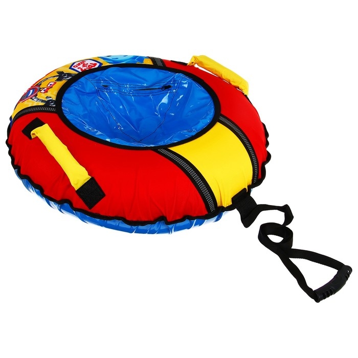 Тюбинг-ватрушка &laquo;Фиксики&raquo;, ТБ1-70, диаметр чехла 75 см, тент/оксфорд