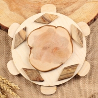 Подставка под горячее «Матрешка», D=20 см, можжевельник Подставка под горячее «Матрешка», D=20 см, можжевельник