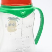 Бутылочка для кормления &laquo;Ананасик&raquo;, классическое горло, от 0 мес, 150 мл., приталенная, с ручками