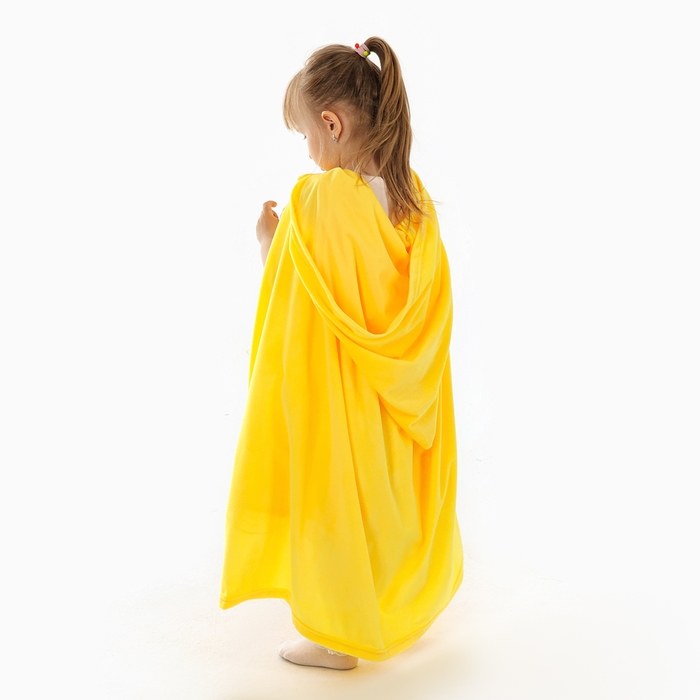 Карнавальный плащ детский, плюш жёлтый, длина 80 см Карнавальный плащ детский, плюш жёлтый, длина 80 см