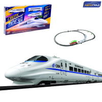 Железная дорога «Высокоскоростной локомотив», световые и звуковые эффекты, длина пути 412 см, цвет белый Железная дорога «Высокоскоростной локомотив», световые и звуковые эффекты, длина пути 412 см, цвет белый