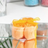 Мыльные розочки, оранжевые, набор 3 шт. Мыльные розочки, оранжевые, набор 3 шт.