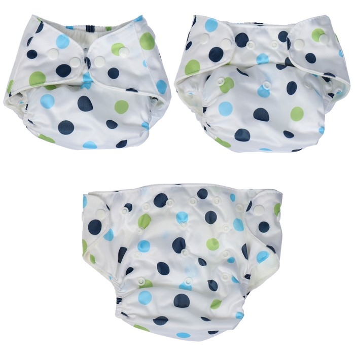 Трусики-подгузник, многоразовый, с вкладышем &laquo;Шарики&raquo;, Крошка Я