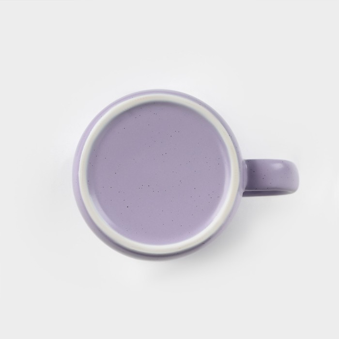 Кружка керамическая с деревянной крышкой и ложкой &laquo;Котик&raquo;, 500 мл, цвет и рисунок МИКС