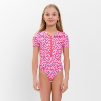 Купальник слитный детский MINAKU с воротничком, рост 116-122 Купальник слитный детский MINAKU с воротничком, рост 116-122