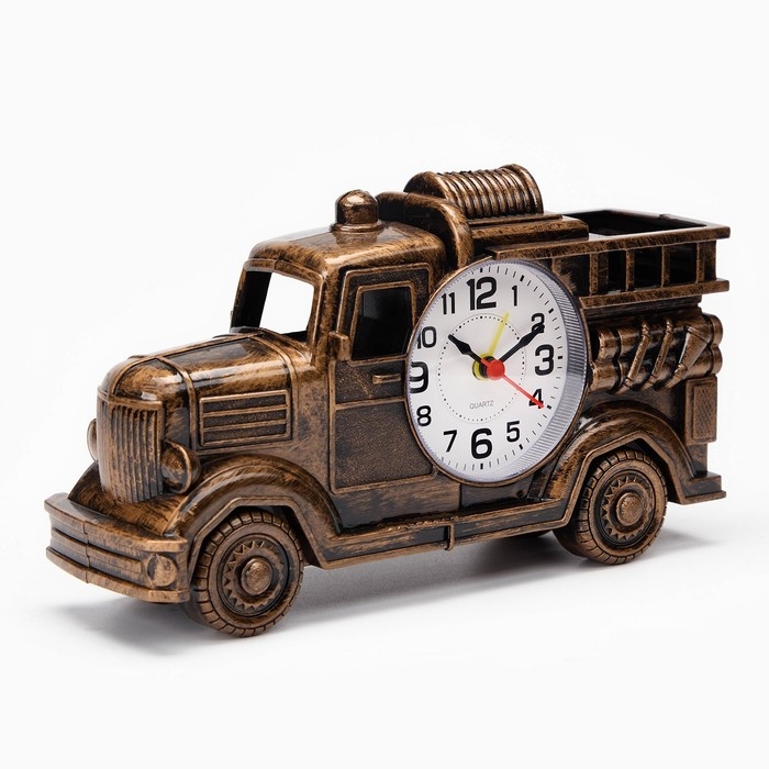 Часы настольные будильник Часы настольные будильник "Грузовичок", циферблат d-5 см, 11 х 20 см