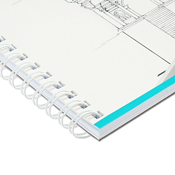 Альбом для черчения А4, 20 листов на гребне, 160г/м2 Альбом для черчения А4, 20 листов на гребне, 160г/м2