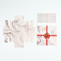 Коробка под 4 конфеты &laquo;Лучший подарок&raquo;, 10.5 х 10.5 х 3.5 см, Новый год