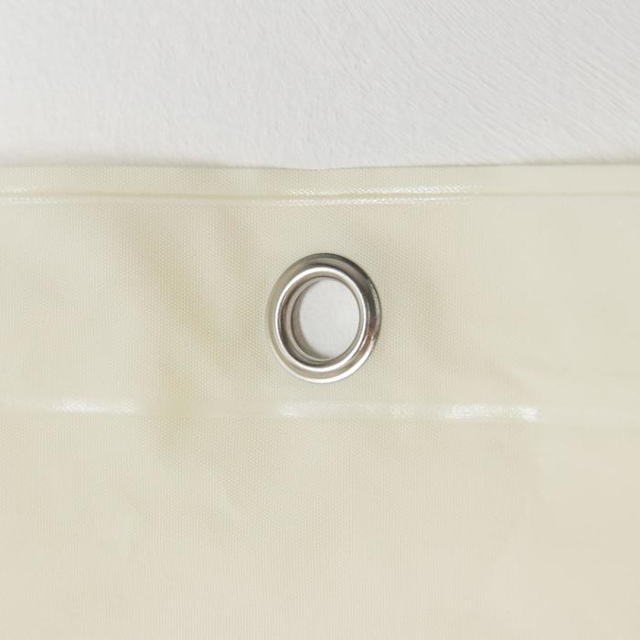 Штора для ванны SAVANNA &laquo;Классик&raquo;, с люверсами, 180&times;180 см, EVA, цвет бежевый