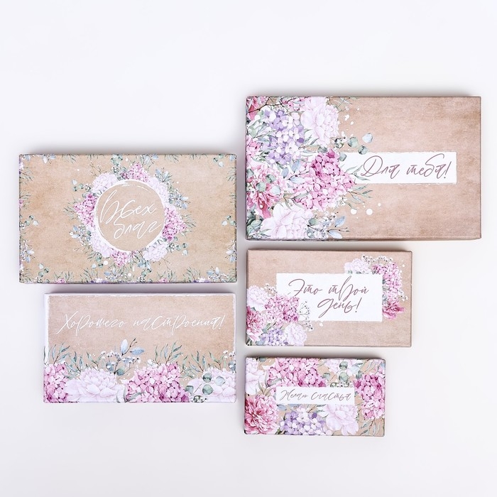 Набор коробок 10 в 1 Набор коробок 10 в 1 "Поздравляю!", 30 х 20 х 13- 12 х 6,5 х 4 см