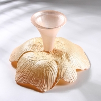 Блюдо сервировочное на ножке &laquo;Розовый Лотос&raquo;, d=27 см