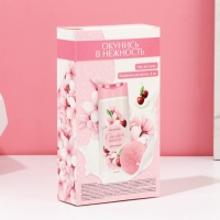 Подарочный набор косметики &laquo;Окунись в нежность!&raquo;, гель для душа 250 мл и бомбочки для ванны 4 х 40 г, ЧИСТОЕ СЧАСТЬЕ