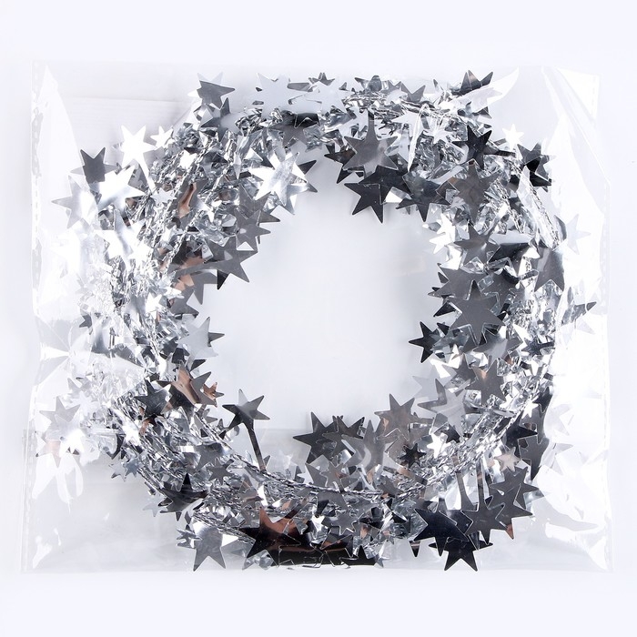 Новый год! Проволока для поделок и декора &laquo;Звёздочка&raquo; длина &mdash; 5 метров, цвет серебряный