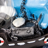 Плазменный шар "Корабль" синий 25х10х22 см RISALUX Плазменный шар "Корабль" синий 25х10х22 см RISALUX