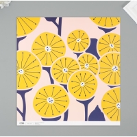 Бумага для скрапбукинга "Жёлтые цветы" плотность 180 гр набор 5 шт 30,5х32 см Бумага для скрапбукинга "Жёлтые цветы" плотность 180 гр набор 5 шт 30,5х32 см