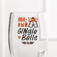 Пивной бокал &laquo;Полный ДЖИНГЛБЕЛС&raquo;, 500 мл, деколь