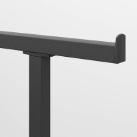 Вешало напольное с выносом 110×50×150 см, цвет чёрный Вешало напольное с выносом 110×50×150 см, цвет чёрный